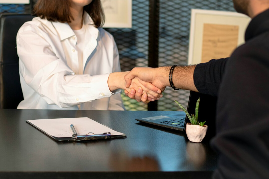 business meeting handshake